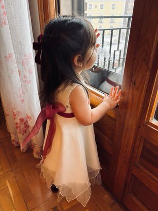 Vestido ceremonia niña 2-3 años