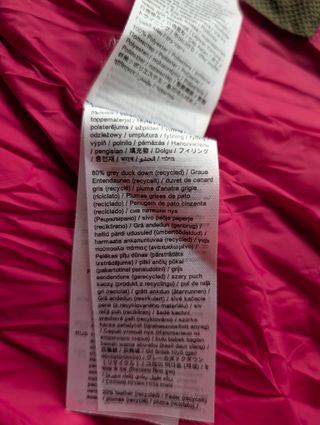 Abrigo plumífero largo Esprit Talla S