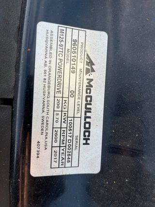 Tractor Cortacésped Mc Culloch M125-97TC