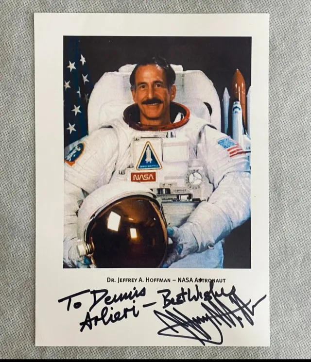 Foto Astronauta Jeffrey A. Hoffman NASA Firmada