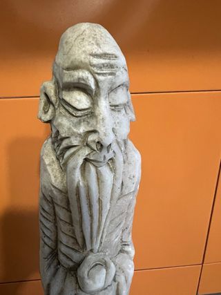 Figura oriental mármol años 60