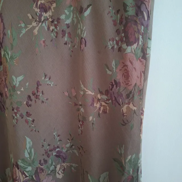 Falda Ralph Lauren floral gasa T. S