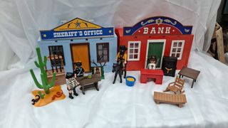 Playmobil Western Set 4398 Sheriff y Banco
