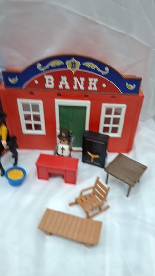 Playmobil Western Set 4398 Sheriff y Banco