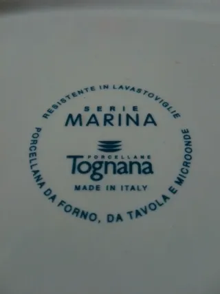 Piatto portata ovale Tognana Marina cm39