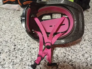 Casco rosa B'TWIN Decathlon infantil