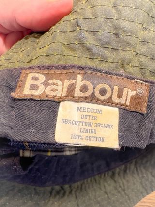 Gorro Barbour Verde Estilo Punket