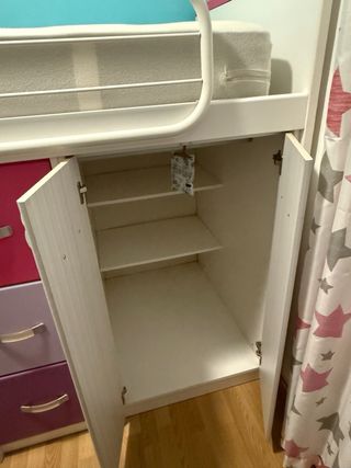 Litera doble infantil con colchones  incluido