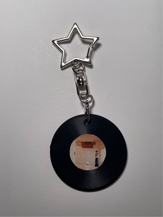 Pack 2 Llaveros Mini Disco Vinilo Harry Styles