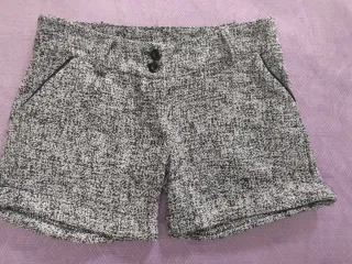 Pantalón corto de vestir invierno gris