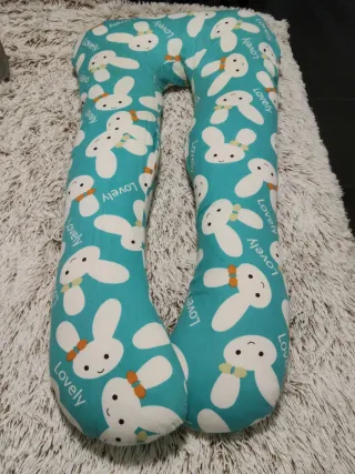 Cojín Maternidad Grande Diseño Conejos