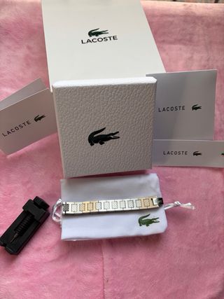 Pulsera Lacoste Plata