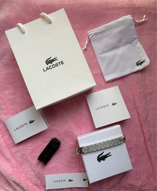 Pulsera Lacoste Plata