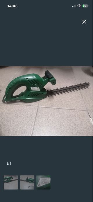 Cortasetos Eléctrico Verde