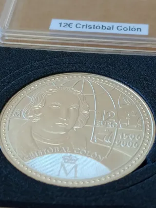 🇪🇸 Moneda 12€ Plata Cristóbal Colón 2006