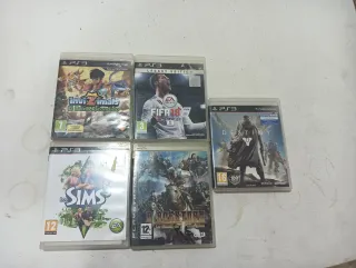 Lote 5 Juegos PS3: FIFA 18, Destiny, Sims 3, Inviz