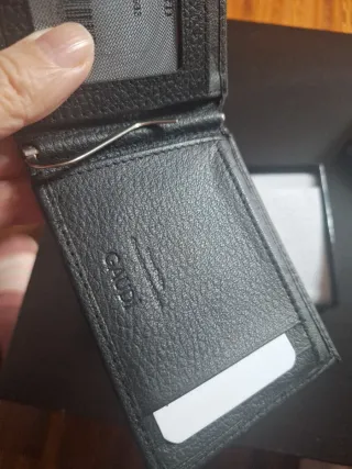 Portacarte uomo Gaudí nero