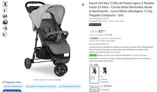 Silla de Paseo Hauck Citi Neo 3 Ruedas