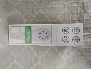 Ventilador de cuello blanco