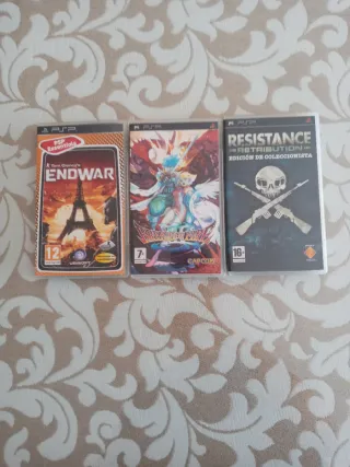 Lote 3 Videojuegos PSP