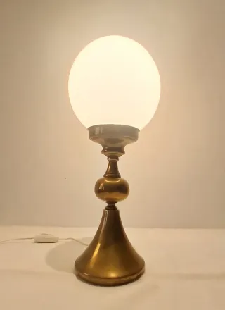 ANTIGUA LÁMPARA BRONCE ART DECO.