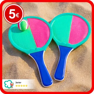 Juego de 2 Palas Reversibles + 2 Pelotas