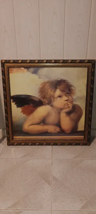 Cuadro Querubín 58x58 cm