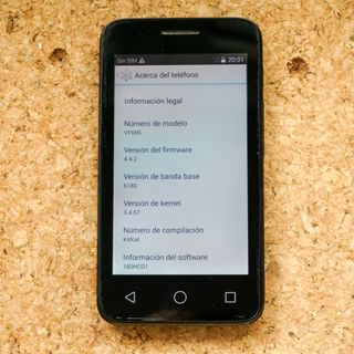 Móvil Vodafone Smart First 6 Negro