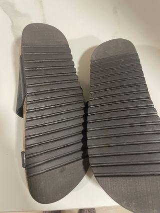 Chanclas Star Fit Piel Negra Talla 39