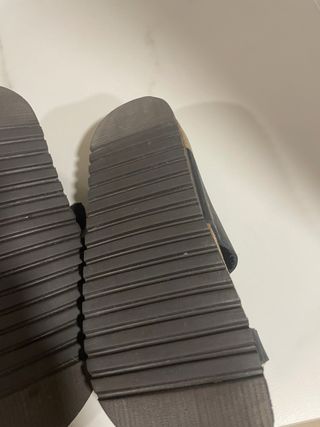 Chanclas Star Fit Piel Negra Talla 39