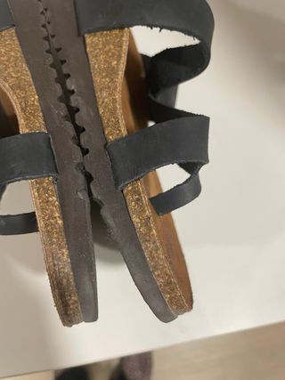 Chanclas Star Fit Piel Negra Talla 39