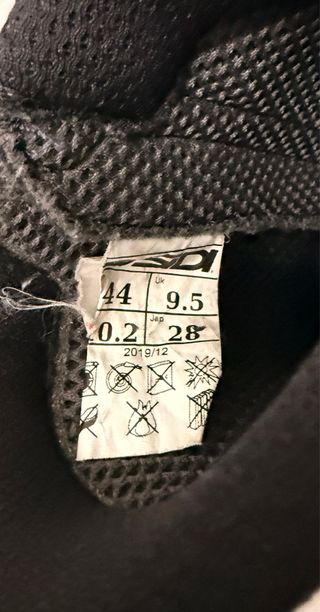 Botas de moto Sidi negras talla 44