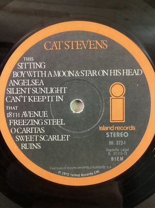 Cat Stevens Catch Bull At Four LP