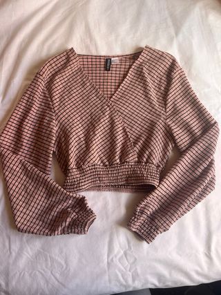 Blusa corta H&M Talla S