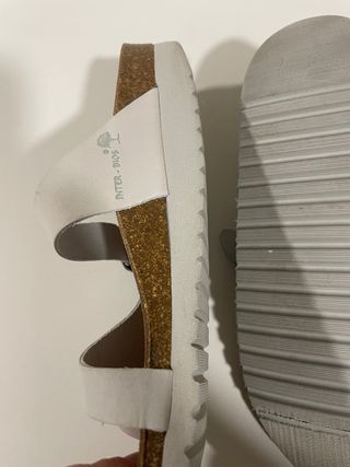 Chanclas Inter Bios Talla 40 Blancas