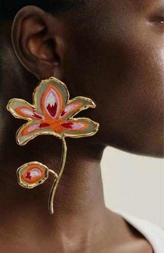 Pendientes flor Zara nuevos