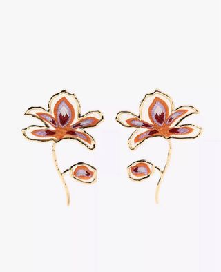 Pendientes flor Zara nuevos