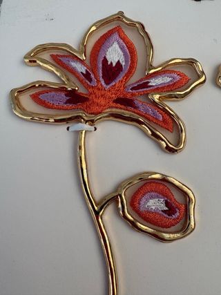 Pendientes flor Zara nuevos