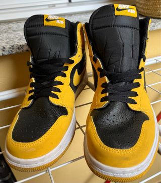 Zapatillas Nike Air Jordan 1 Amarillo/Negro