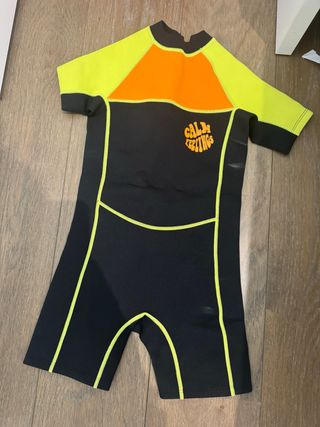Neopreno infantil manga corta, talla 8/9