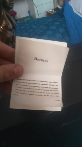 Statua dio greco Hermes bronzo