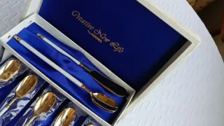 Juego Cubiertos AZUMA Creative New Life Dorado/Bla