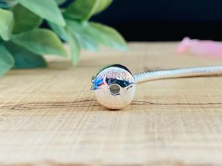 Pulsera Charms Cierre Circular 19 cm - Plata