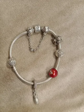 Pulsera Pandora Plata con Charms