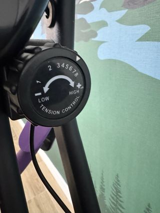 Bicicleta Estática Plegable Negra