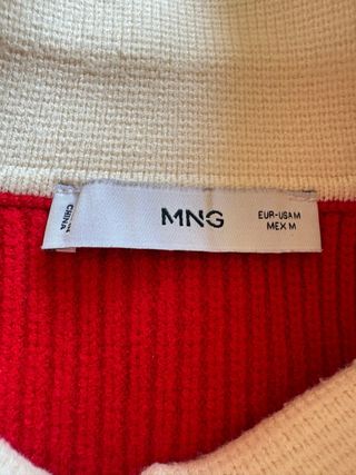 Jersey rayas gris y rojo