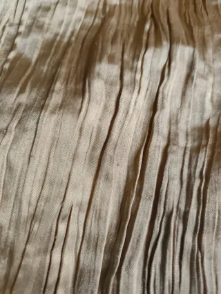 Colcha Matrimonio Dorada Efecto Aguas