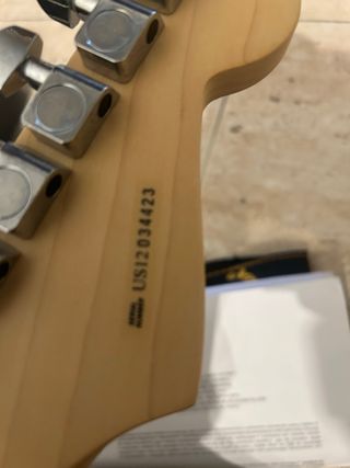 Fender Stratocaster Americana guitarra zurda