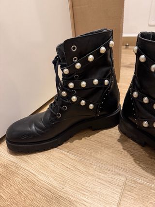 Botines Zara perlas