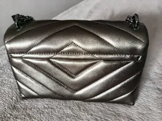 Bolso Michael Kors Plata Oscuro Original